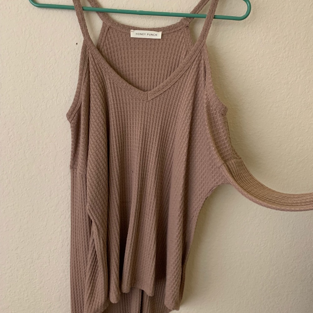 Mauve Off the Shoulder Top